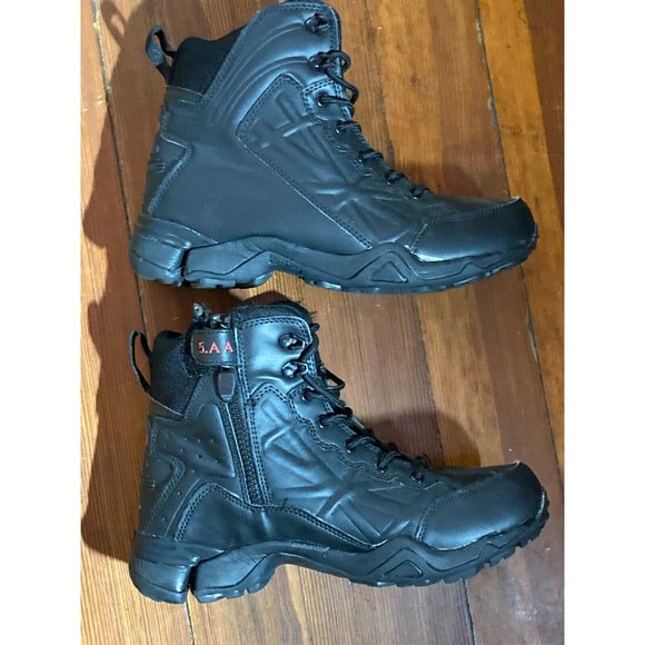 5.AA Military Tactical Low Top Ankle Black Boots Size  EU 42 US 8 - Picture 7 of 7